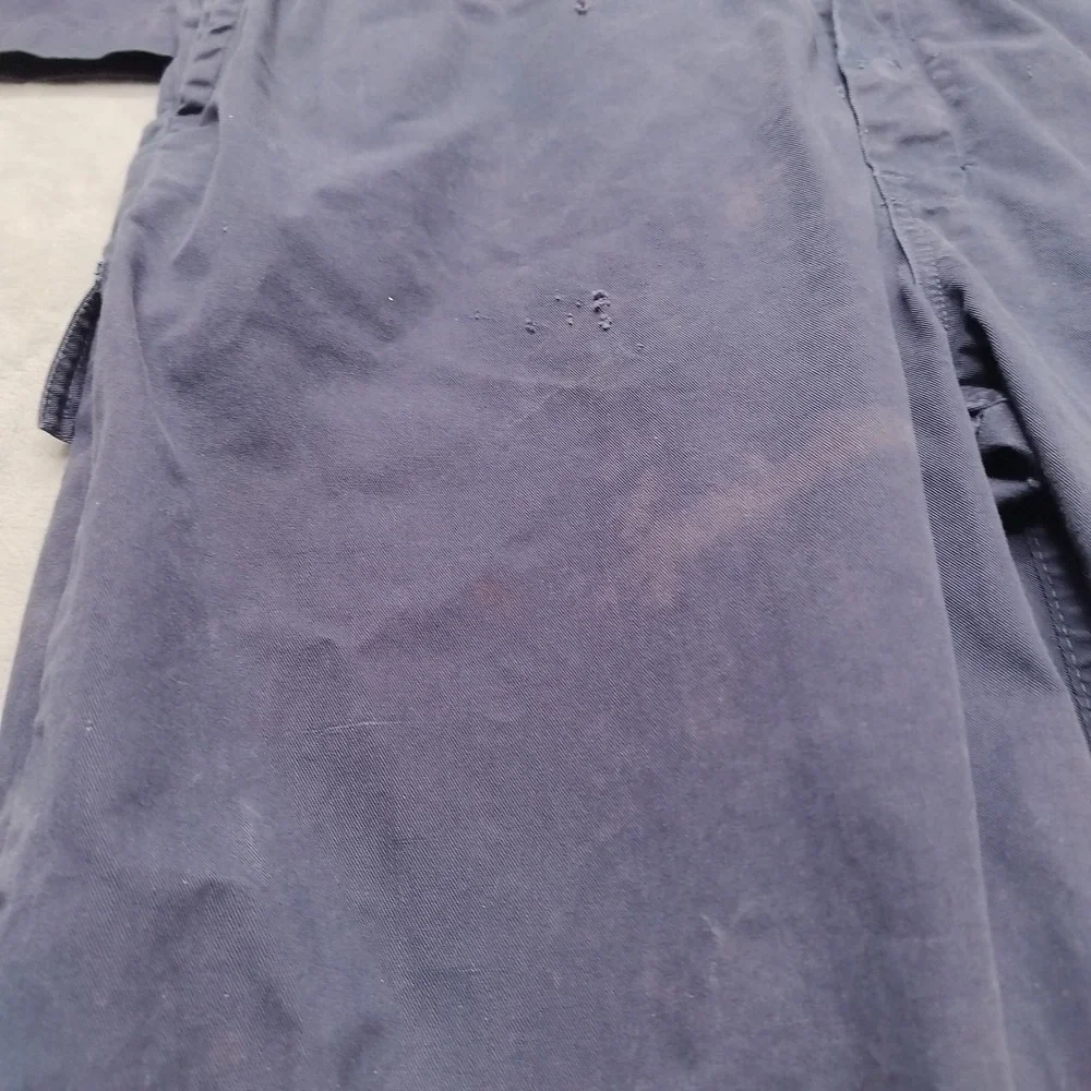 Benchmark FR Coveralls Mens Large Blue Flame Resistant FR Utility Workwear